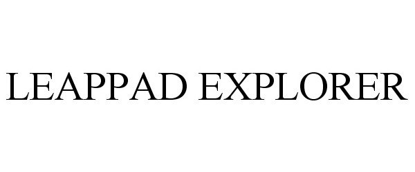  LEAPPAD EXPLORER