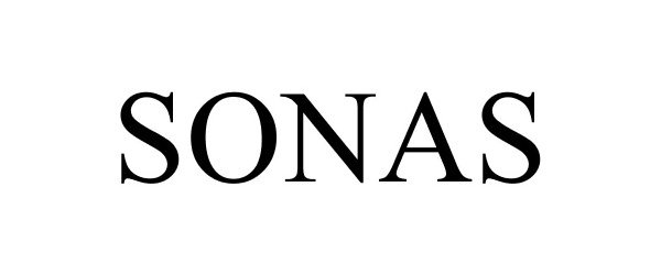 Trademark Logo SONAS