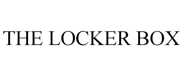 Trademark Logo THE LOCKER BOX