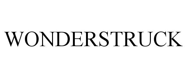 Trademark Logo WONDERSTRUCK