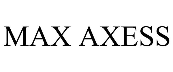 Trademark Logo MAX AXESS