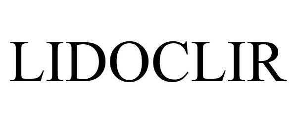 Trademark Logo LIDOCLIR