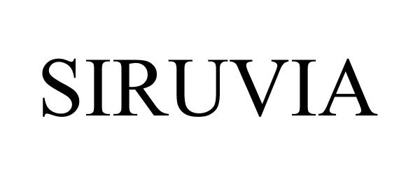 Trademark Logo SIRUVIA