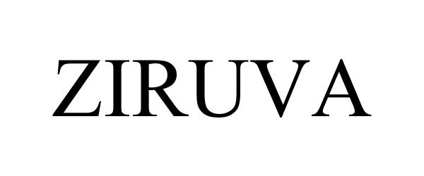 Trademark Logo ZIRUVA