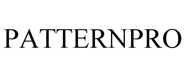 Trademark Logo PATTERNPRO