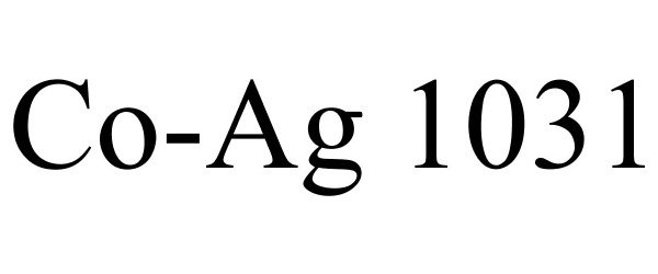 Trademark Logo CO-AG 1031