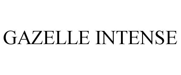 Trademark Logo GAZELLE INTENSE