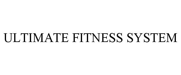  ULTIMATE FITNESS SYSTEM