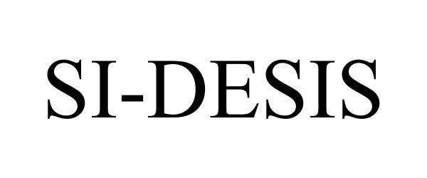 Trademark Logo SI-DESIS