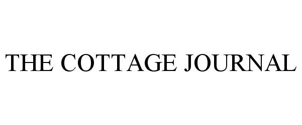  THE COTTAGE JOURNAL