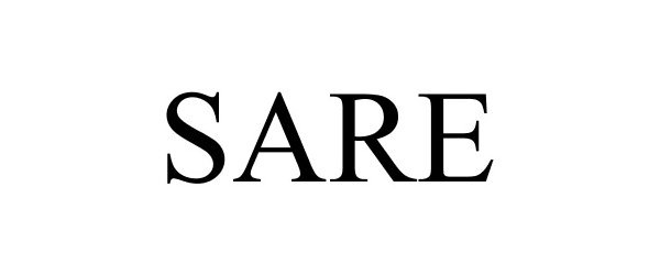 Trademark Logo SARE