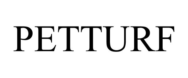 Trademark Logo PETTURF