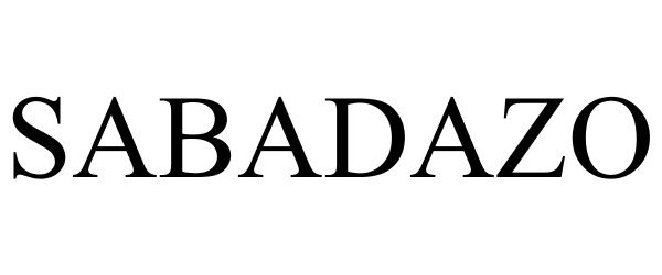 Trademark Logo SABADAZO