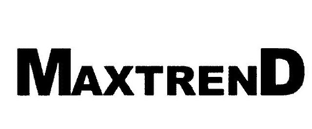 Trademark Logo MAXTREND