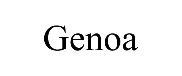Trademark Logo GENOA