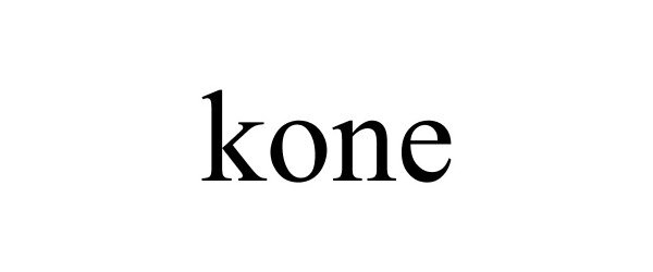 Trademark Logo KONE