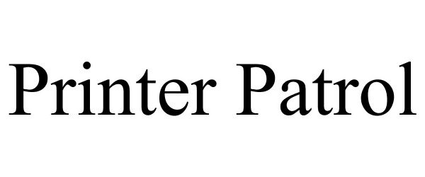 Trademark Logo PRINTER PATROL