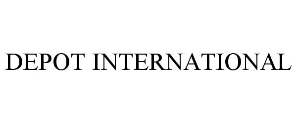 Trademark Logo DEPOT INTERNATIONAL