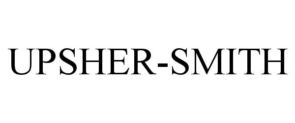 Trademark Logo UPSHER-SMITH
