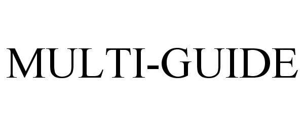 Trademark Logo MULTI-GUIDE