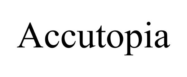 Trademark Logo ACCUTOPIA