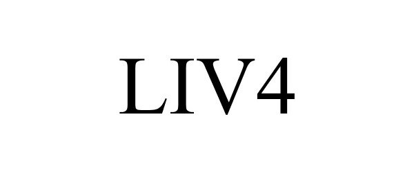 Trademark Logo LIV4