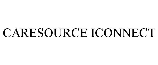 Trademark Logo CARESOURCE ICONNECT