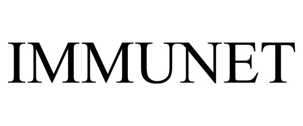 Trademark Logo IMMUNET