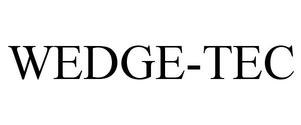 Trademark Logo WEDGE-TEC