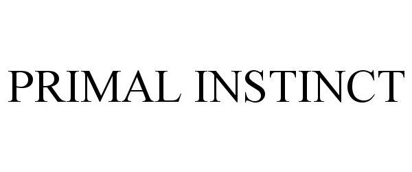 Trademark Logo PRIMAL INSTINCT