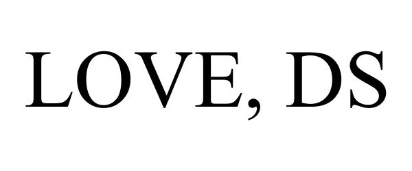 Trademark Logo LOVE, DS