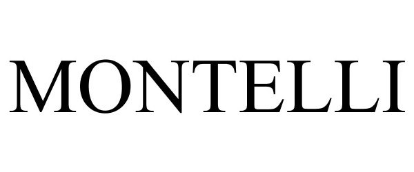 Trademark Logo MONTELLI