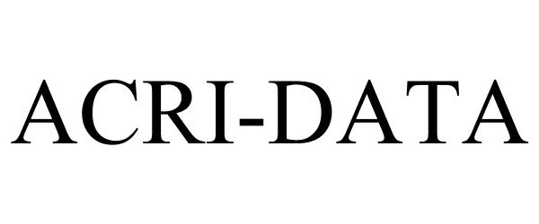 Trademark Logo ACRI-DATA