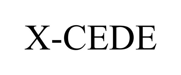 Trademark Logo X-CEDE