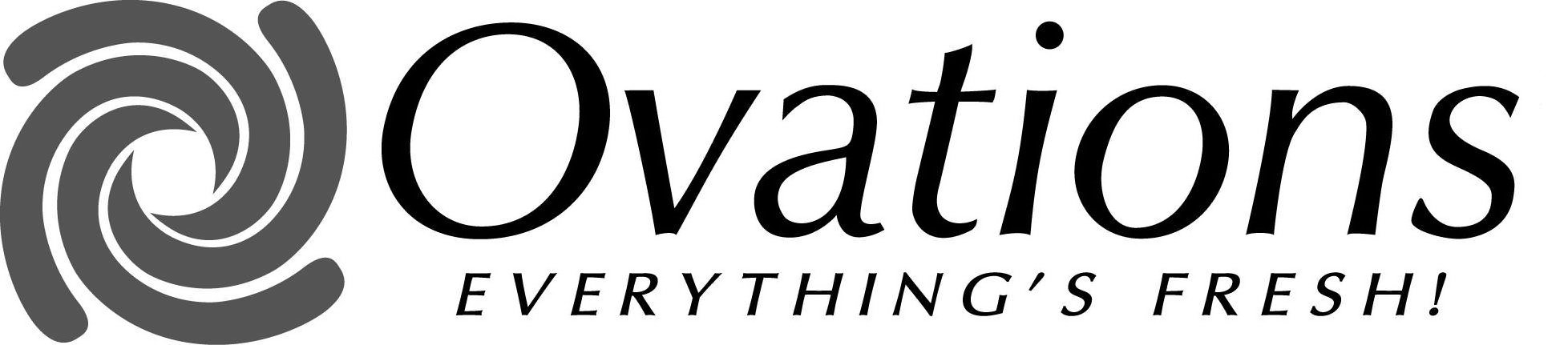 Trademark Logo OVATIONS EVERYTHING'S FRESH!