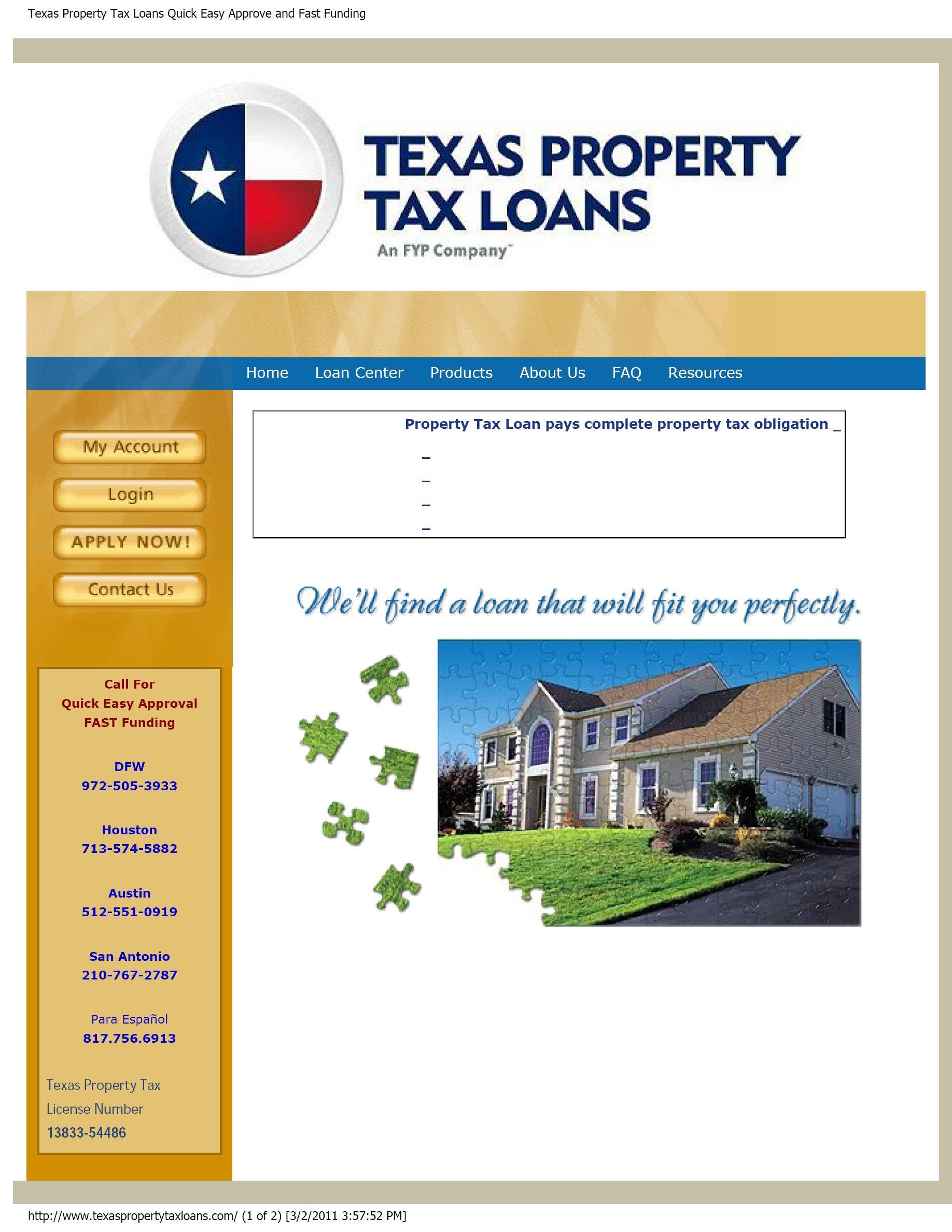 Fyp Llc Dba Texas Property Tax Loans
