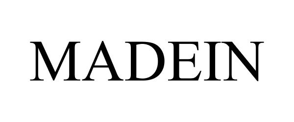 Trademark Logo MADEIN