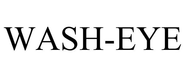 Trademark Logo WASH-EYE