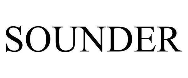 Trademark Logo SOUNDER