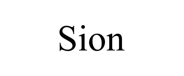 Trademark Logo SION