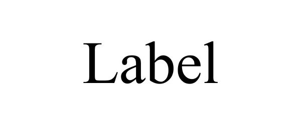 Trademark Logo LABEL