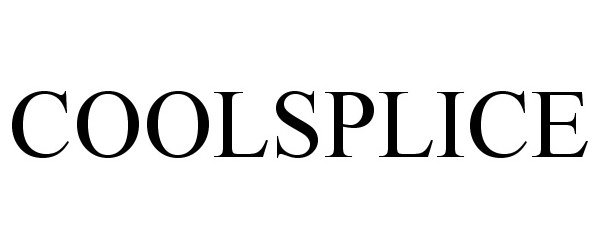 Trademark Logo COOLSPLICE