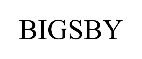 Trademark Logo BIGSBY