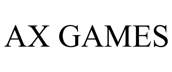 Trademark Logo AX GAMES