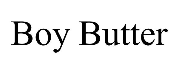 Trademark Logo BOY BUTTER