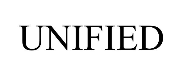 Trademark Logo UNIFIED