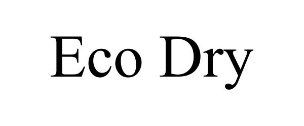 Trademark Logo ECO DRY