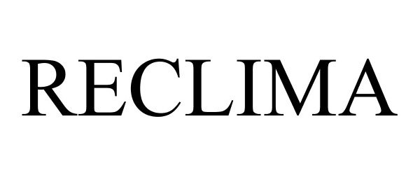 Trademark Logo RECLIMA