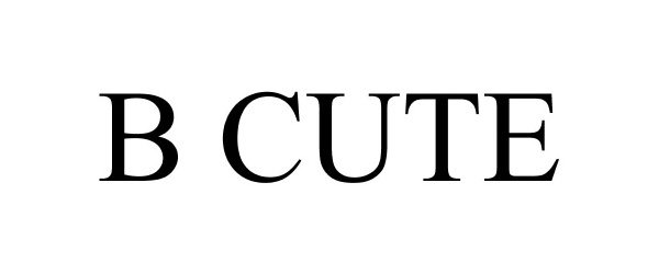 Trademark Logo B CUTE