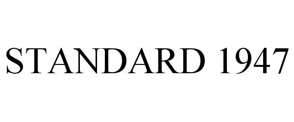 Trademark Logo STANDARD 1947